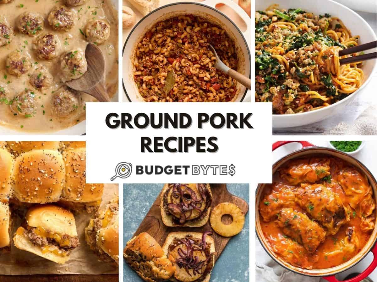 19 Easy Ground Pork Recipes
