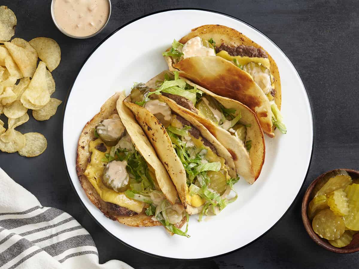Smash Burger Tacos