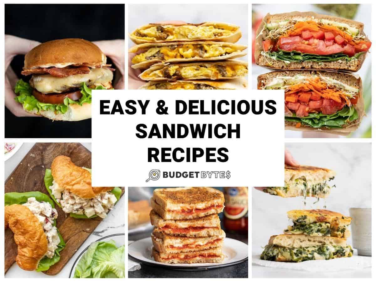 32 Easy Sandwich Recipes