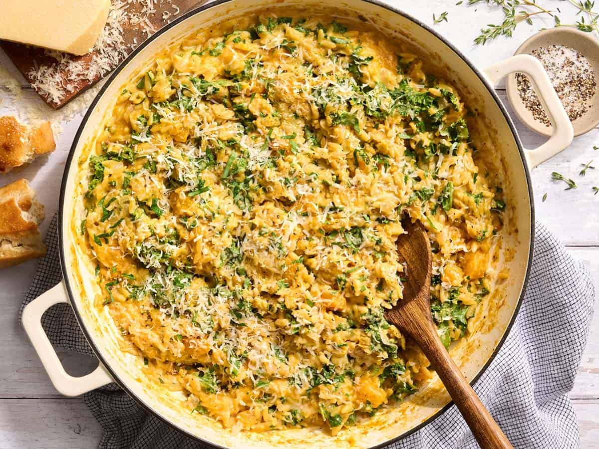 Creamy Butternut Squash Orzo